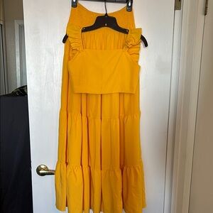 X&Z Yellow Summer Skirt/Top Set